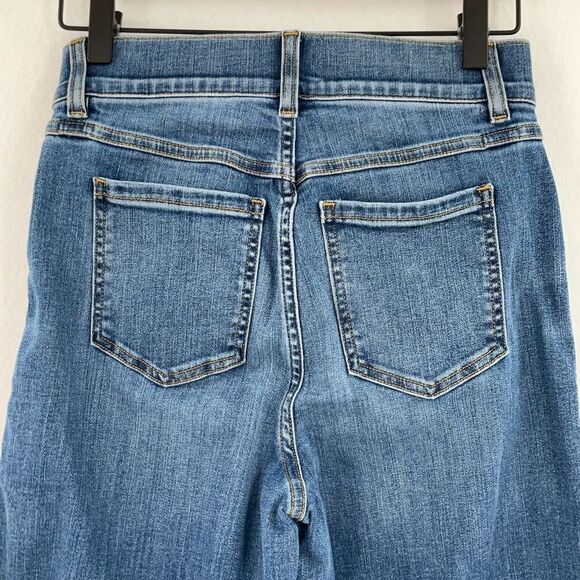 Spanx Vintage Indigo Denim Seamed Front Wide Leg Jeans Size XS - Picture 7 of 11